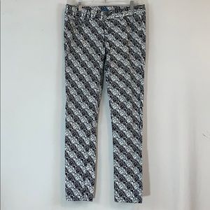 Stylish Nanette Lenore B&W Diamond Pants Sz 11.